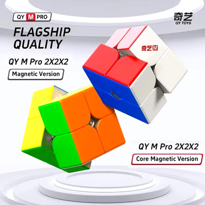 Qiyi M Pro 2X2X2 Magnetic Magic Cube Professional Speed Education Children'S Toys 2X2 Speed Cube Cubo Magico Toys for Children