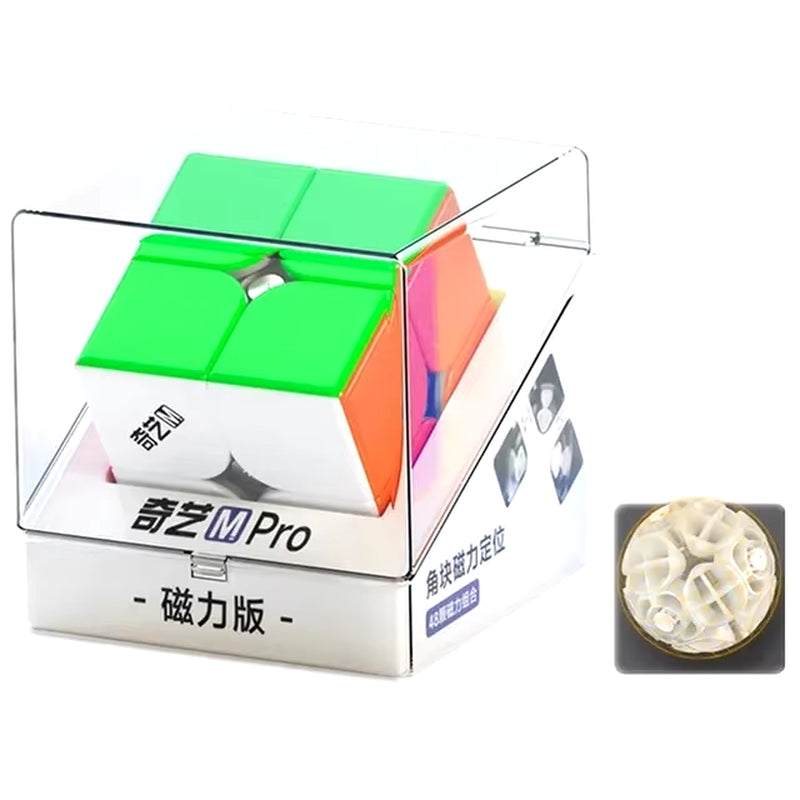 Qiyi M Pro 2X2X2 Magnetic Magic Cube Professional Speed Education Children'S Toys 2X2 Speed Cube Cubo Magico Toys for Children