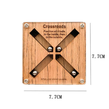 Crossroad Puzzle Labyrinth Maze Wooden Puzzles Juegos De Ingenio Y Logica