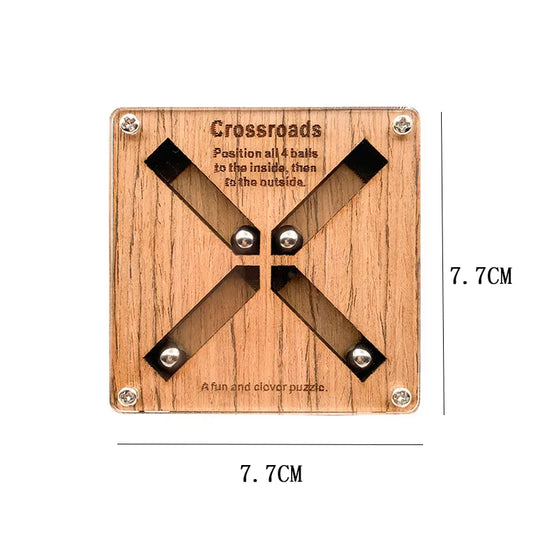 Crossroad Puzzle Labyrinth Maze Wooden Puzzles Juegos De Ingenio Y Logica