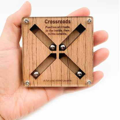 Crossroad Puzzle Labyrinth Maze Wooden Puzzles Juegos De Ingenio Y Logica