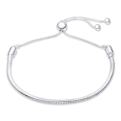 Pulsera de plata de ley 925 diseño de P4NDORA con dijes de mariposa, estrellas, Luna, cadena de seguridad