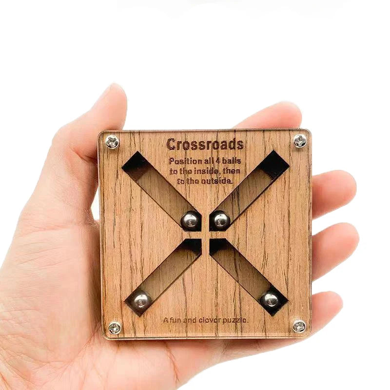 Crossroad Puzzle Labyrinth Maze Wooden Puzzles Juegos De Ingenio Y Logica