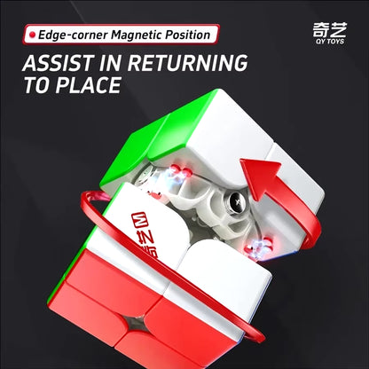 Qiyi M Pro 2X2X2 Magnetic Magic Cube Professional Speed Education Children'S Toys 2X2 Speed Cube Cubo Magico Toys for Children